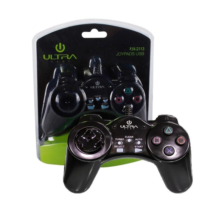 ULTRA - Joystick Alambrico USB Para PC Y Notebook Negro Ultra