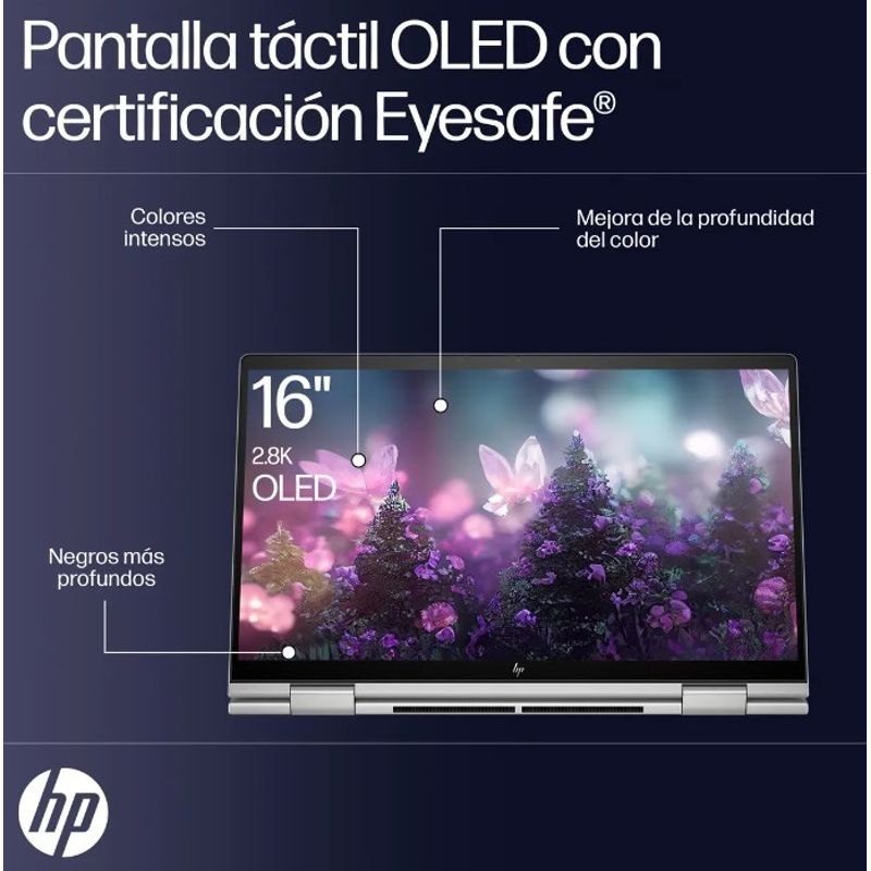 HP - NOTEBOOK HP 2EN1 ENVY 16-AC0000LA INTEL CORE ULTRA 7 RAM 32GB SSD 1TB 16" OLED TOUCH WI-FI 7 + LÁPIZ