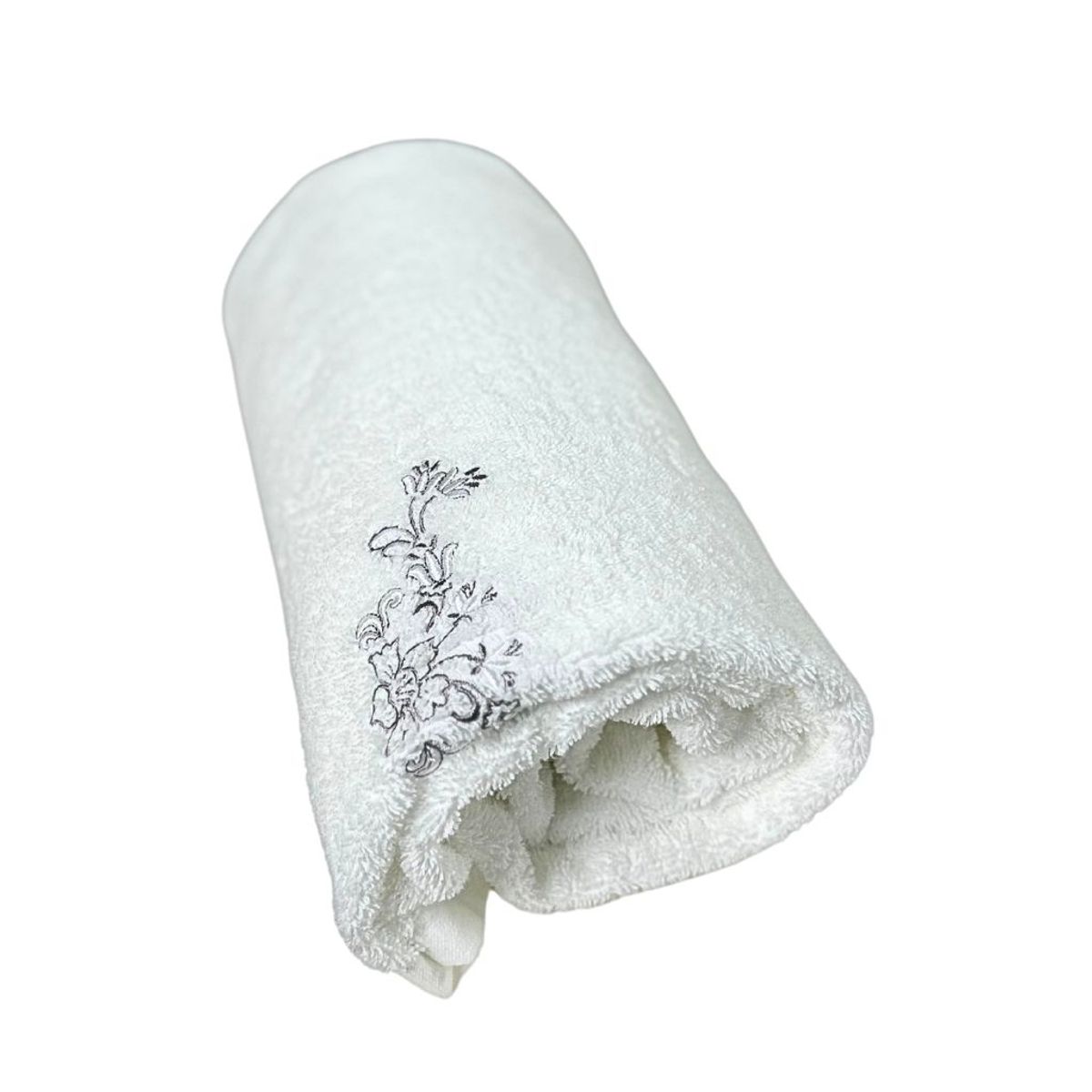 BOHEMIK - 3 TOALLAS ROYAL TOUCH Gray Baño 60cm x 130cm Algodón 550 GSM BOHEMIK