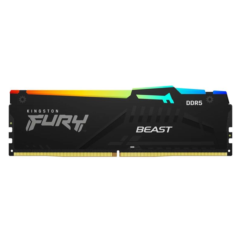 KINGSTON - DIMM 16 GB - DDR5 5200 MHZ - Kingston FURY Beast RGB Black