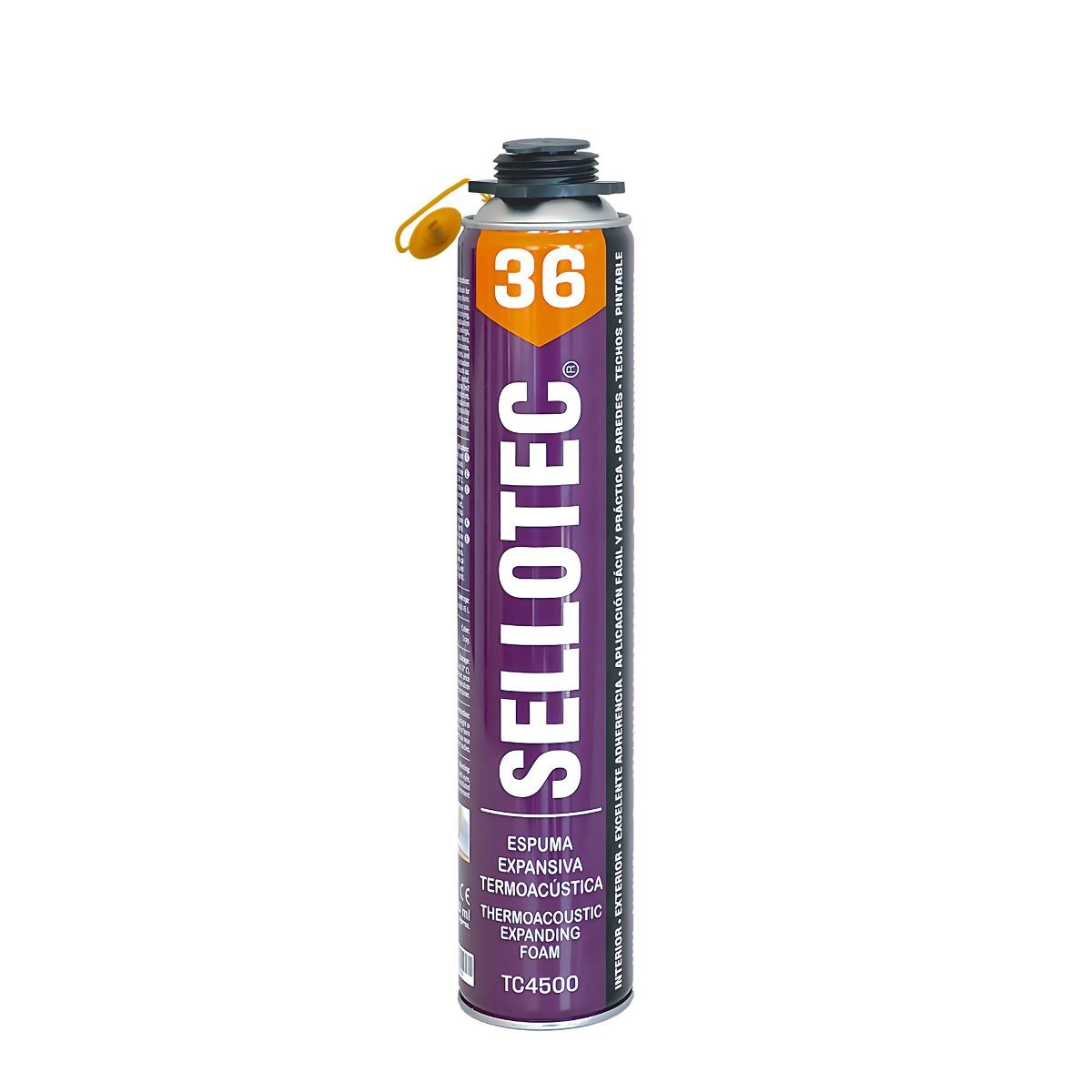 GENERICO - Espuma de poliuretano Proyectado termoacústica 750ml Sellotec