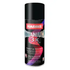 HARRIS - Spray de Pintura Acrílica Anticorrosiva Negro Brillannte 395 g