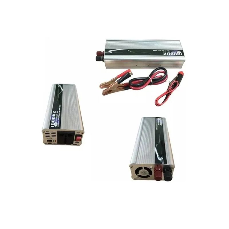 GENERICO - Inversor De Voltaje Conversor De Corriente Usb 12v 2000w