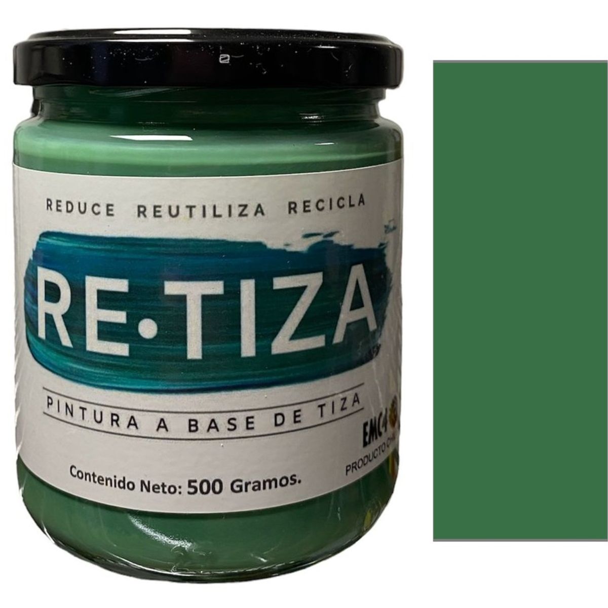 RETIZA - VERDE BROTE-CÉSPED 500 Grs. Pintura Tizada/Vintage base agua mate