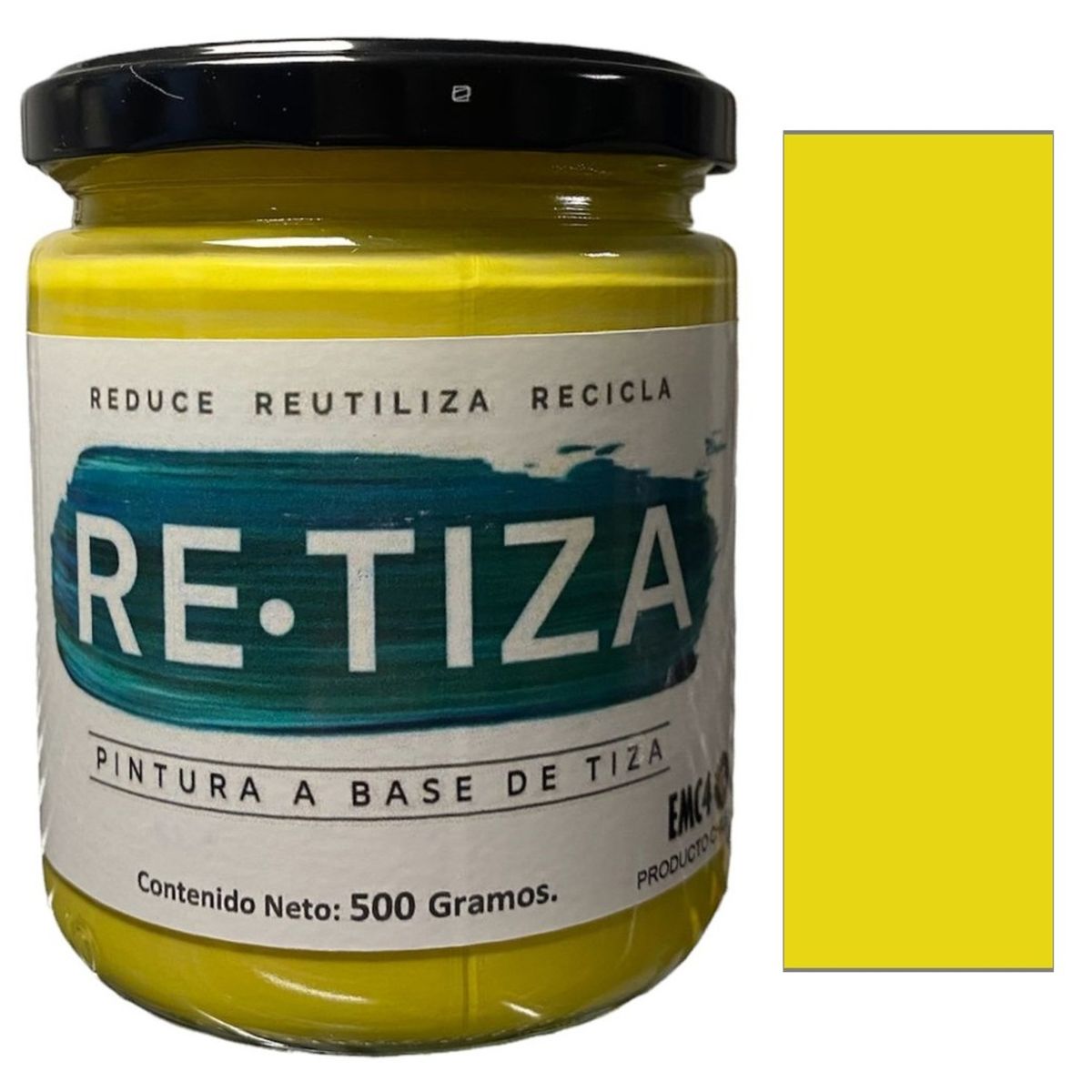 RETIZA - AMARILLO SOL 500 Grs. Pintura Tizada/Vintage base agua mate