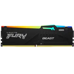 KINGSTON - DIMM 32 GB - DDR5 5600 MHZ - FURY Beast Black RGB - Intel XMP