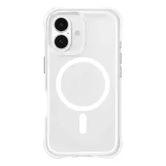 COMPUTECH - Carcasa Antigolpes Magnética Para Magsafe iPhone 16 (6.1 ) - Transparente Premium