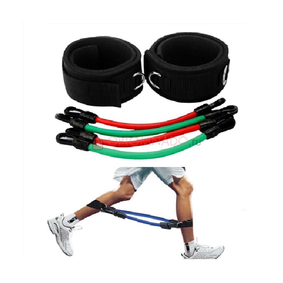 GENERICO - Banda Liga De Resistencia Para Tobillo  y piernas Fitness Gym