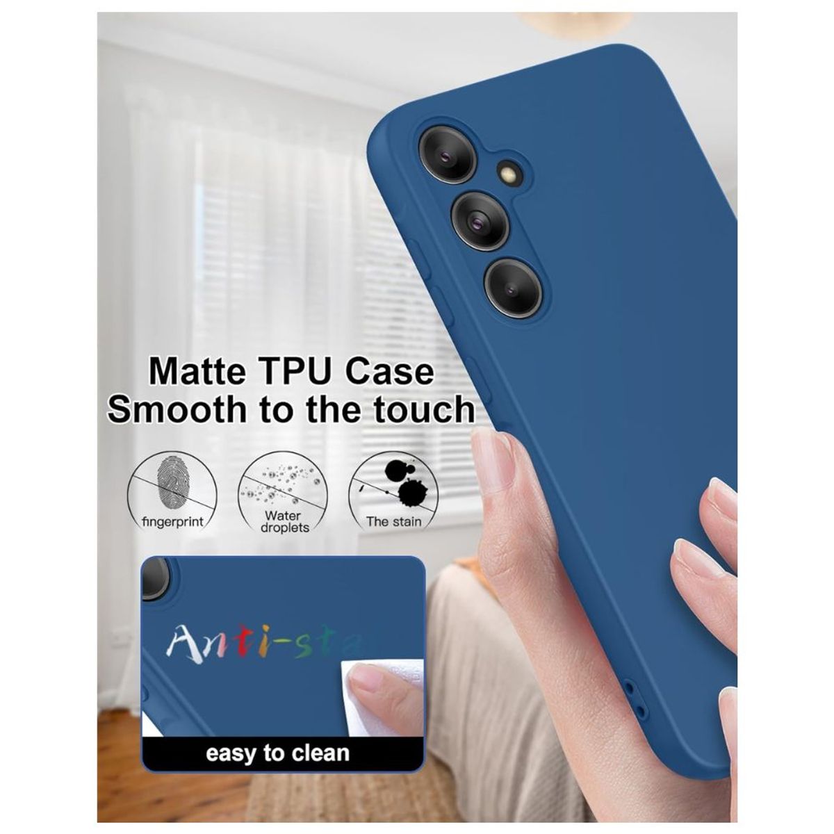 GENERICO - Carcasa para Samsung S25 Plus Silicona Antideslizante Suave