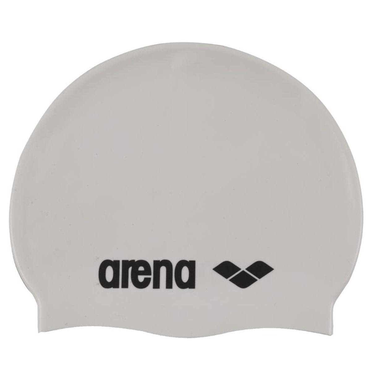 ARENA - Gorro De Natación Classic Silicone Blanco