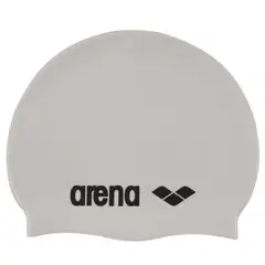 ARENA - Gorro De Natación Classic Silicone Blanco