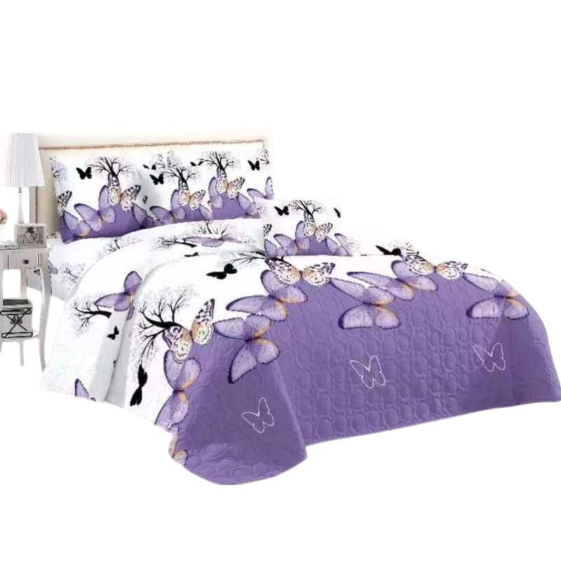 ANGELES DEL HOGAR - CUBRECAMA QUILT DE VERANO CON DISEÑO TF KING