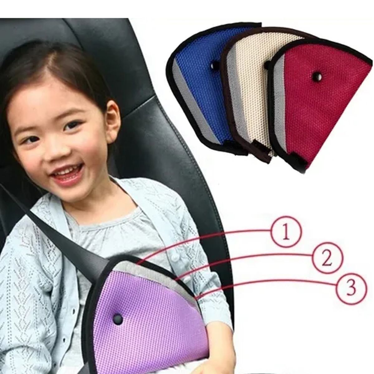 Adaptador Para Cinturón De Seguridad Niños, marca GENERICO - Foto Principal