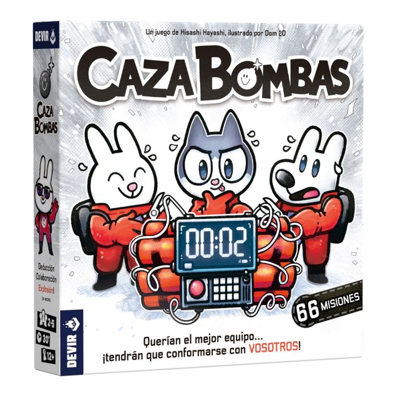 DEVIR - Caza Bombas - Juego de mesa
