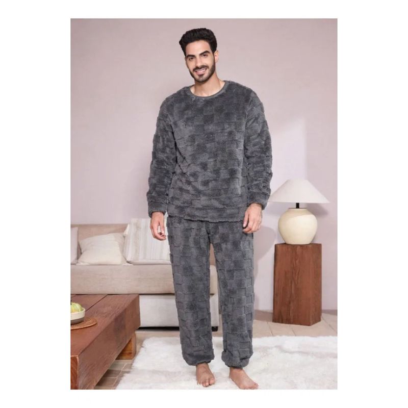 MPROPIA - Pijama Hombre Polar Excelente Calidad. Regalo Para Papa 251