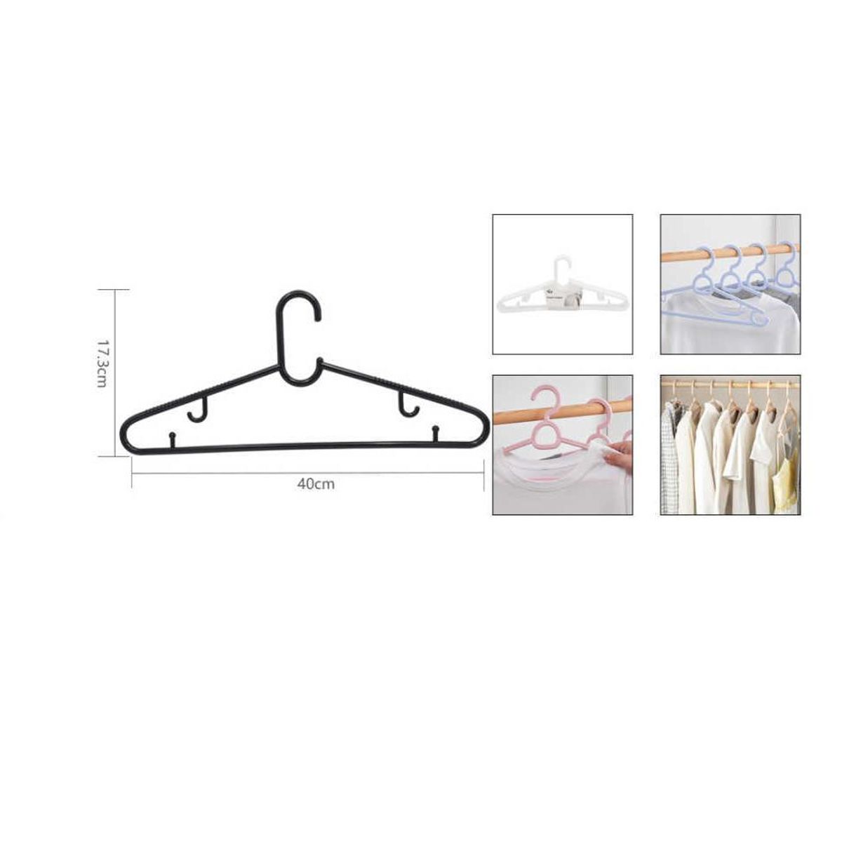 GENERICO - Colgador de Ropa Plástico