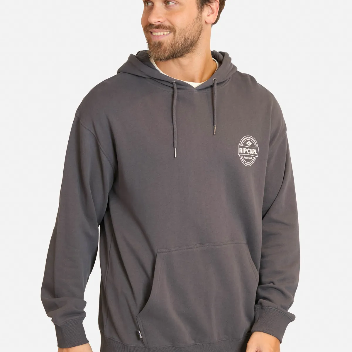 RIP CURL - Poleron Canguro Bay Gris Hombre Rip Curl - Gris