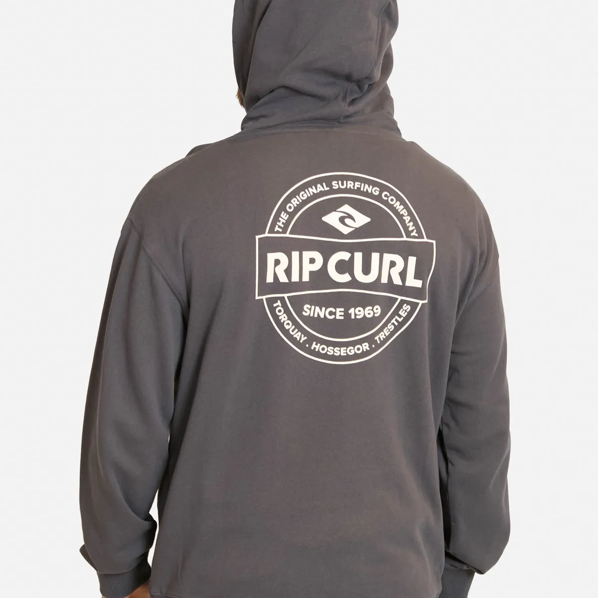 RIP CURL - Poleron Canguro Bay Gris Hombre Rip Curl - Gris