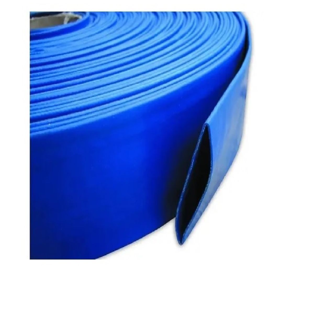 TODOK - Manguera Plana 2 Pulgadas 4 Bar 50 Metros Riego Color Azul Riego