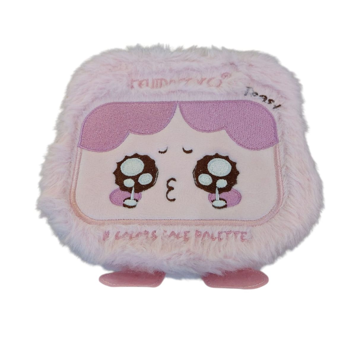 KEVIN&COCO - Paleta de Sombras de Felpa Peluche Muñecas Rosa