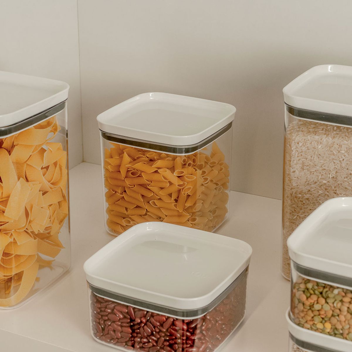 OU - Contenedor Hermético Block Line Blanco 35 lt