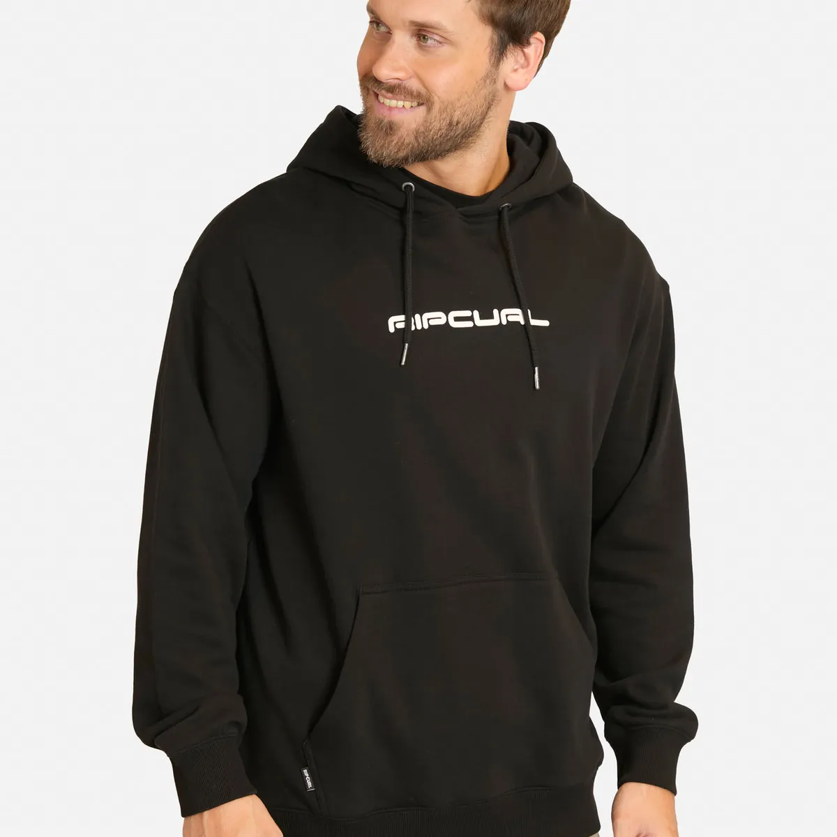 RIP CURL - Poleron Canguro Coast Negro Hombre Rip Curl - Negro