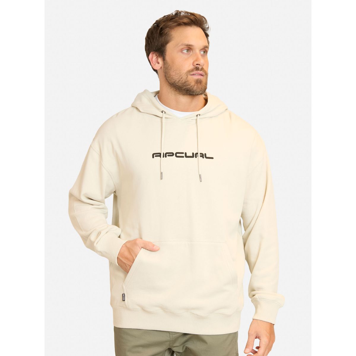 RIP CURL - Poleron Canguro Coast Blanco Hombre Rip Curl - Blanco