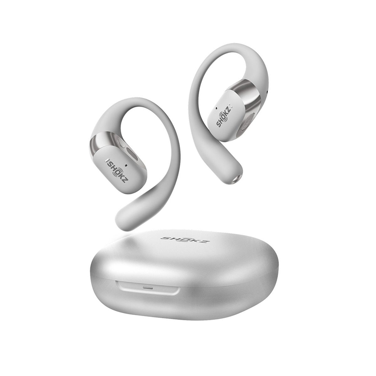 SHOKZ - Audífonos Bluetooth Shokz OpenFit 2 Plus - Silver