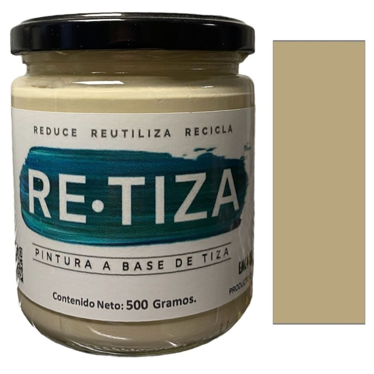 RETIZA - BLANCO LINO 500 Grs. Pintura Tizada/Vintage base agua mate