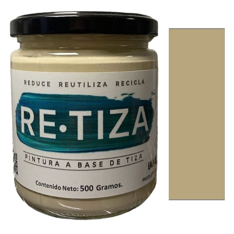 RETIZA - BLANCO LINO 500 Grs. Pintura Tizada/Vintage base agua mate
