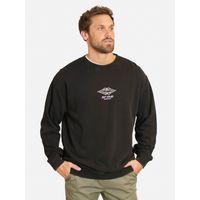 Poleron CR Double Ups Crew Negro Hombre - Negro