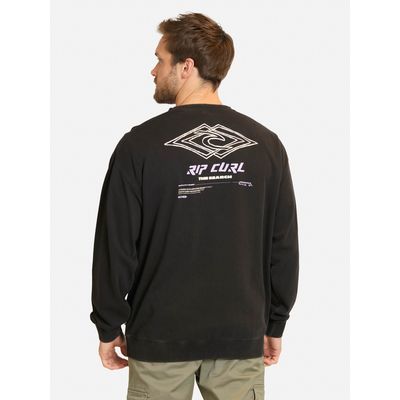 Imagen 2 del producto Poleron CR Double Ups Crew Negro Hombre - Negro