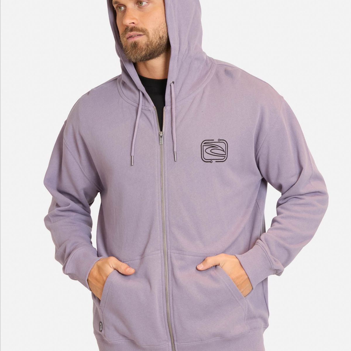 RIP CURL - Poleron FZ Future Evo Morado Hombre Rip Curl - Morado