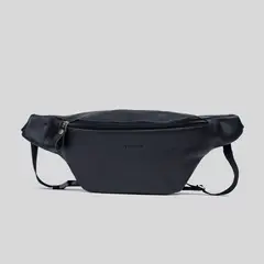 TRAUKO - Banano Unisex Cuero Negro Soho