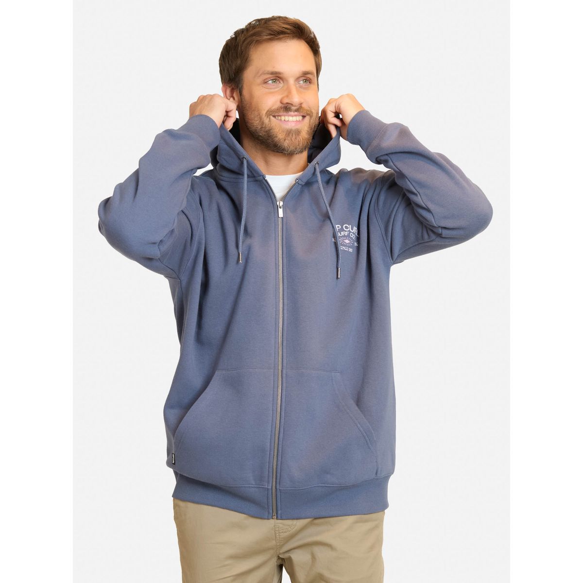 RIP CURL - Poleron FZ Overwave Azul Hombre Rip Curl - Azul