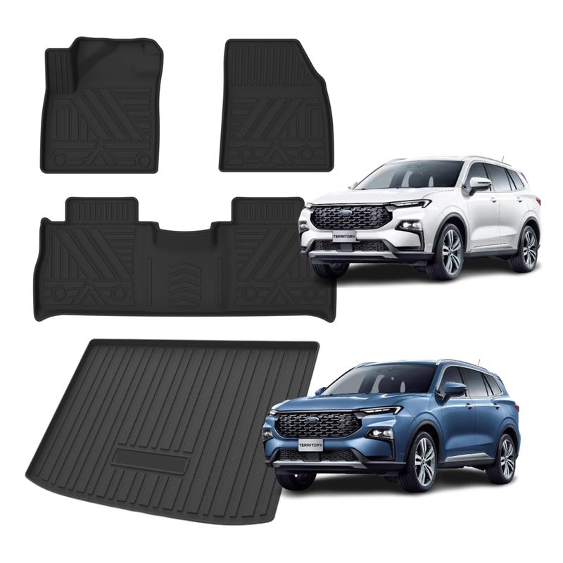 GENERICO - Set Pisos calce Perfecto Ford Territory 2024+ - 4Pzs