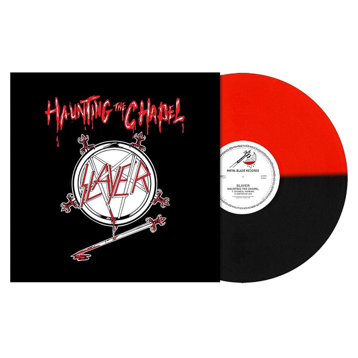 GENERICO - Slayer -Haunting The Chapel Vinilo Red Black Split