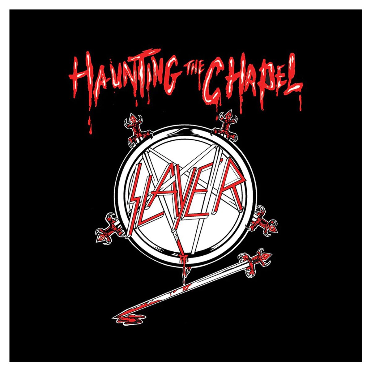 GENERICO - Slayer -Haunting The Chapel Vinilo Red Black Split
