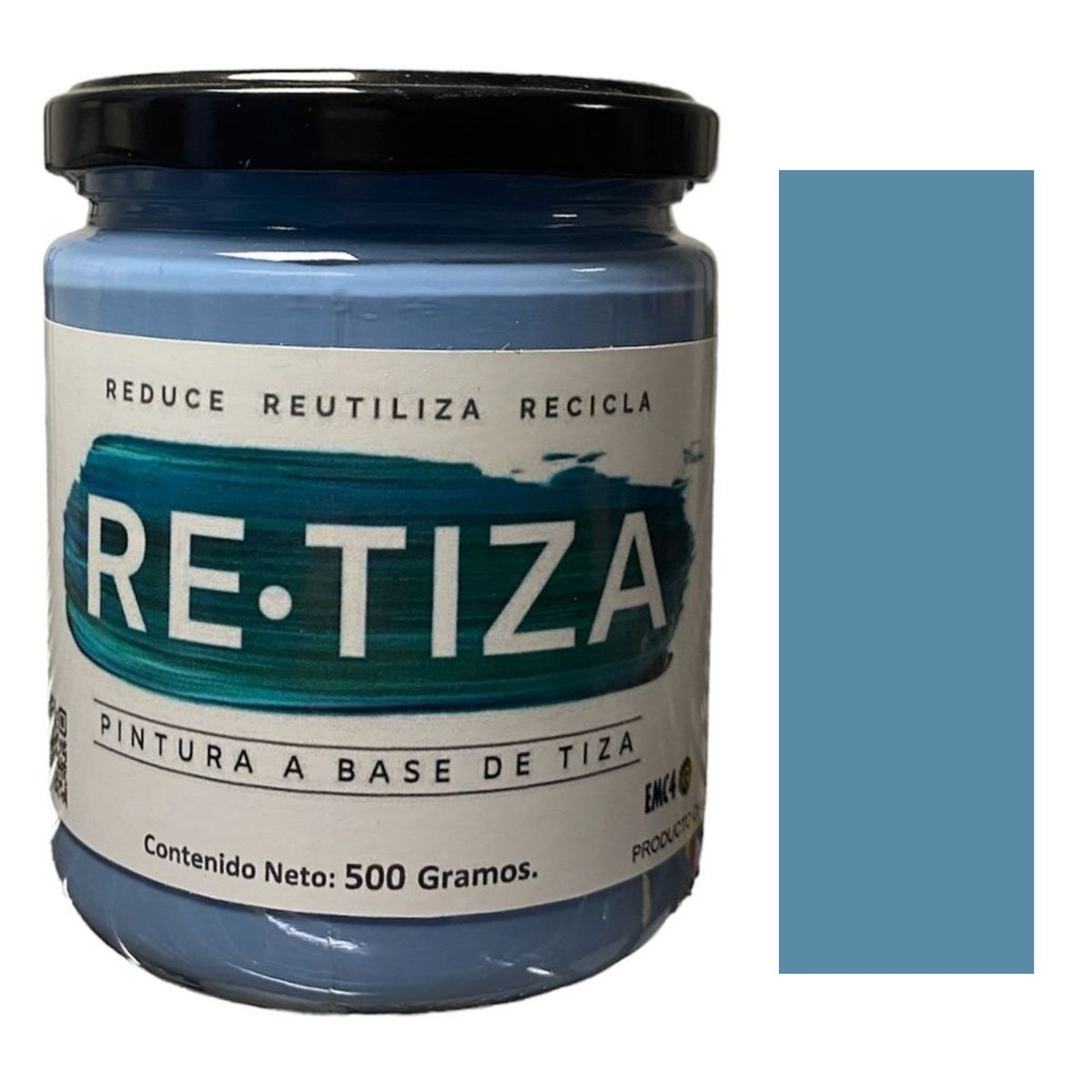 RETIZA - AZUL PIEDRA 500 Grs. Pintura Tizada/Vintage base agua mate