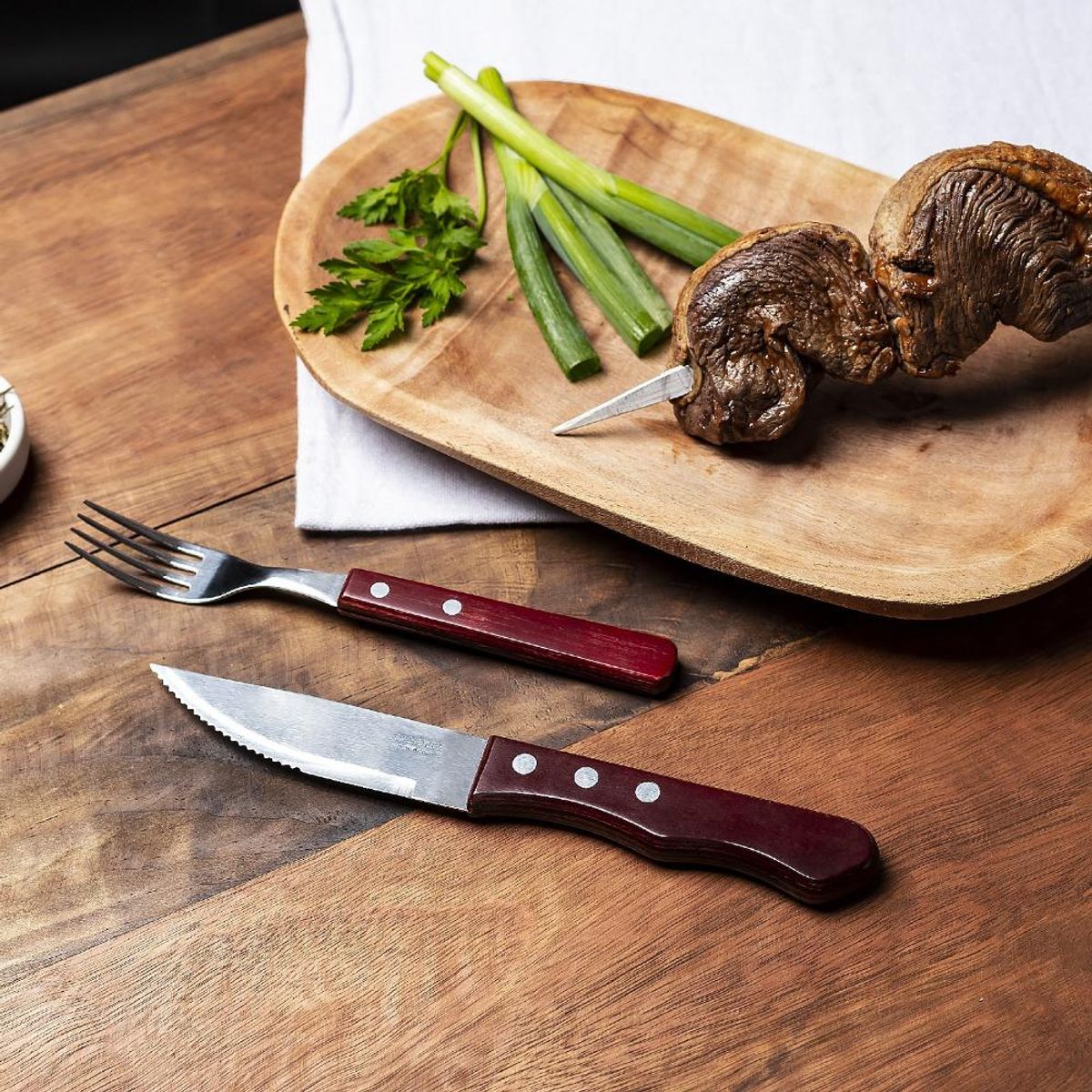 IMAHE - TENEDOR CARNE SOLLEWOOD - Plateado