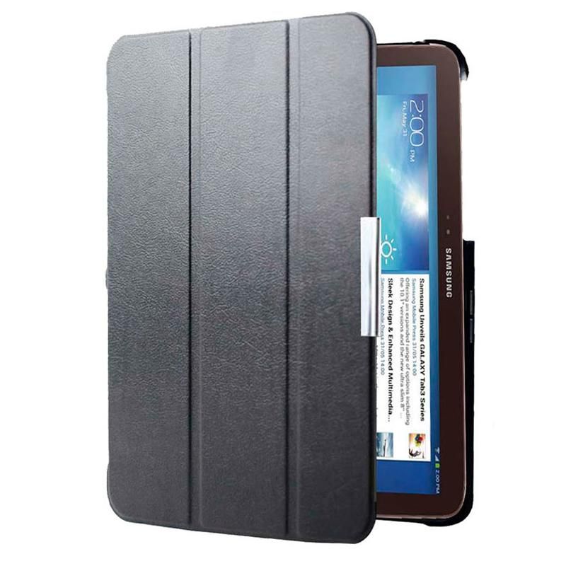 GENERICO - Funda Magnetica Tipo Libro 10 Galaxy Tab Negro P5100 GENERICO