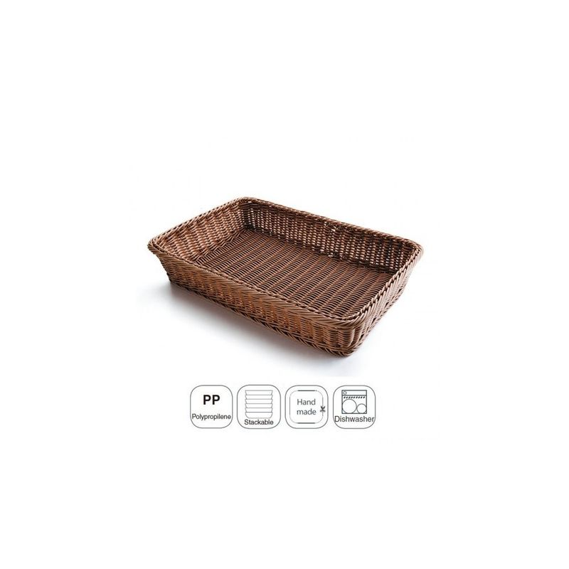 CAP DOR - Bandeja Rattán Brown