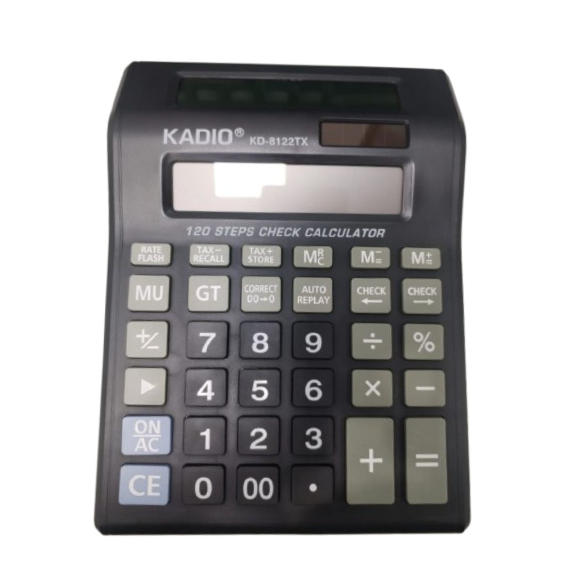 GENERICO - CALCULADORA ELECTRONICA KADIO KD-8122TX NEGRO