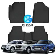 GENERICO - Set Cubre Pisos Calce Perfecto Hyundai Creta - 3 Piezas