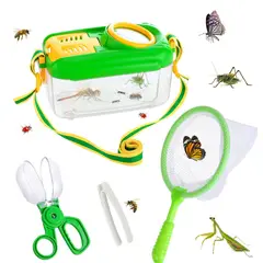 GENERICO - Set Observador Insectos Con Lupa - Contenedor