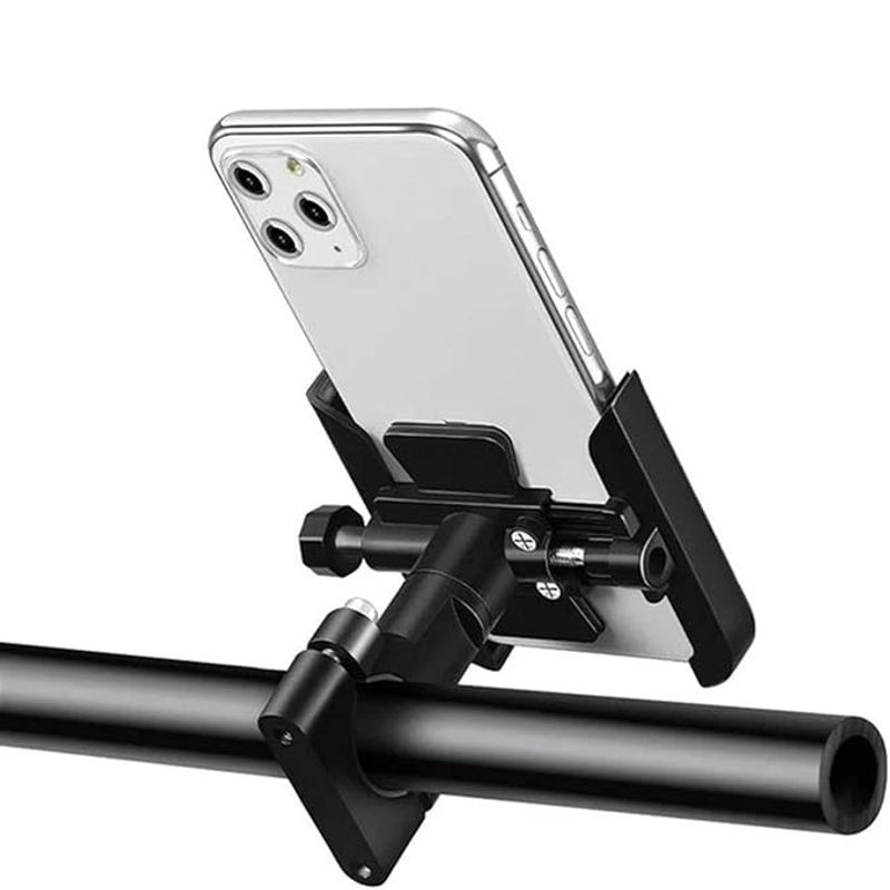 GENERICO - Soporte Aluminio De Teléfono Para Moto Bicicleta Manillar