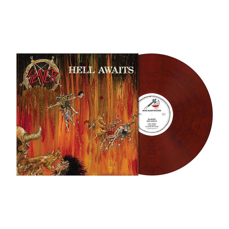GENERICO - Slayer -Hell Awaits Vinilo Velvet Red Marbled