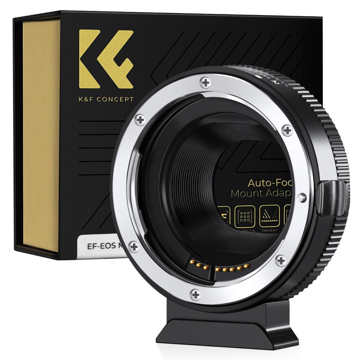 GENERICO - KF CONCEPT ADAPTADOR MONTURA CANON EFEFS A CANON M CON AUTOFOCO