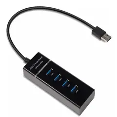 GENERICO - Adaptador Extensor Hub Usb 3.0 4 En 1