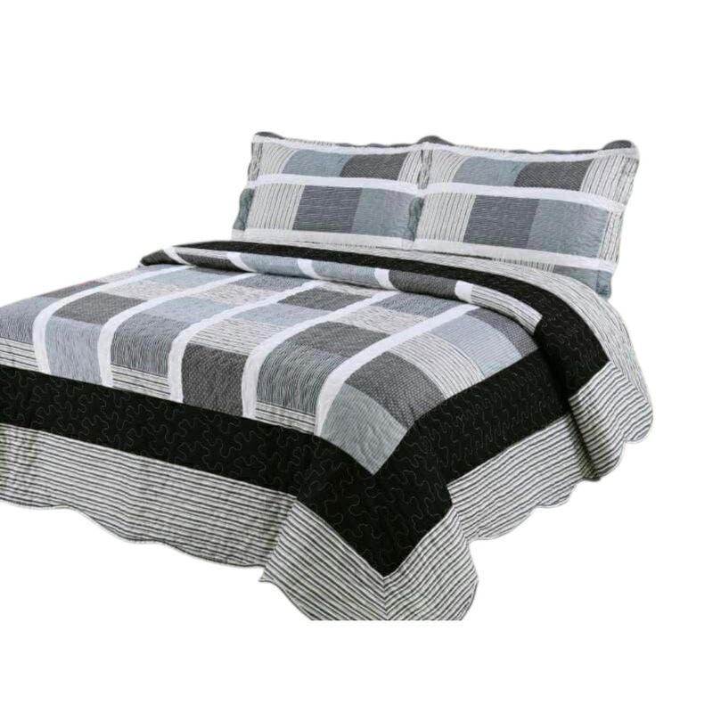 ANGELES DEL HOGAR - CUBRECAMA QUILT DE VERANO CON DISEÑO TF KING